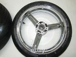 00 01 02 03 Suzuki Gsxr 750 01 02 03 Gsxr 600 Oem Chrome Front Wheel Rear Wheel
