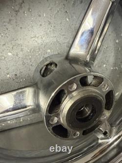 01-05 SUZUKI GSXR 600 GSXR 750 OEM FRONT WHEEL RIM Straight Clean Chrome