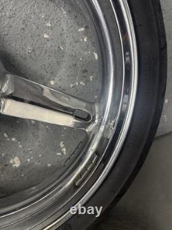 01-05 SUZUKI GSXR 600 GSXR 750 OEM FRONT WHEEL RIM Straight Clean Chrome