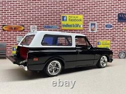 1/18 ACME 1972 Chevrolet Blazer Black White Top 2WD Custom A1807709 In Stock