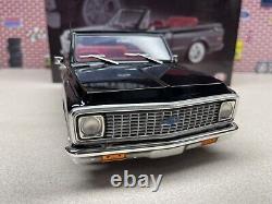 1/18 ACME 1972 Chevrolet Blazer Black White Top 2WD Custom A1807709 In Stock