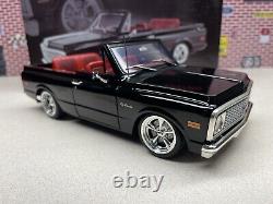 1/18 ACME 1972 Chevrolet Blazer Black White Top 2WD Custom A1807709 In Stock