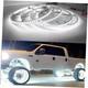 15.5in Pure White Wheel Ring Lights, 576Leds Double Row Super pure white-15in