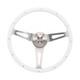 15 Inch Steering Wheel, 6 Bolt 3 Spokes Chrome-Plated