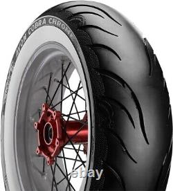 150/80b-16 77v Softail Deluxe White Wall Bias Rear Tire Avon Cobra Chrome Av92