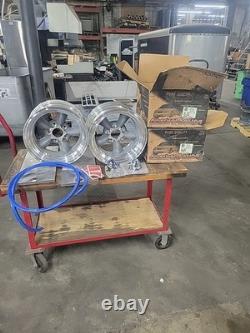 15x8.5 Chevy Corvette New USA Made American Racing Torq Thrust D 4 3/4 Bs 3 3/4
