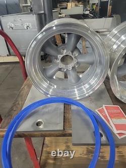 15x8.5 Chevy Corvette New USA Made American Racing Torq Thrust D 4 3/4 Bs 3 3/4