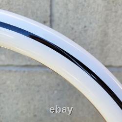 16 Inch billet Semi Truck Steering Wheel with Striped White Hydro Dipped Wrap