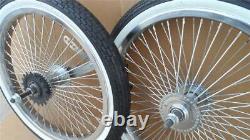16 Lowrider Bicycle Dayton Wheels 68spoke BMX Schwinn with Tires & Tubes 16x1.75