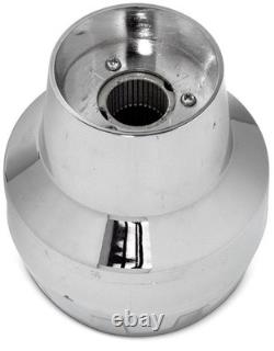 16 White Steering Wheel 4 Chrome Spoke Freightliner 1989-2007 Adapter Included