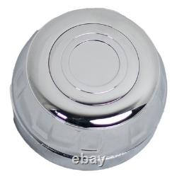 16 White Steering Wheel 4 Chrome Spoke Freightliner 1989-2007 Adapter Included