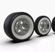 18 Chrome Radir Style Wheels On Whitewall Tires