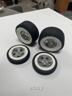 18 Chrome Radir Style Wheels On Whitewall Tires