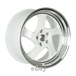 18X9.5 +35 Whistler KR1 5x114.3 Chrome Wheel Fit TL Tc Xb Rsx Tsx Civic SI 5X4.5