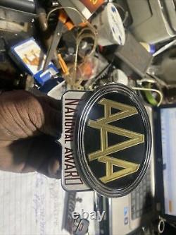 1950s Antique nos AAA auto License Plate topper Vintage Chevy Ford Hot Rat Rods
