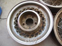 1953-55 Genuine Kelsey Hayes CADILLAC Eldorado Wire Spoke Set of 3 Wheels 15x7 1953-55 Genuine Kelsey Hayes CADILLAC Eldorado Wire Spoke Set of 3 Wheels 15x7