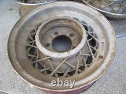 1953-55 Genuine Kelsey Hayes CADILLAC Eldorado Wire Spoke Set of 3 Wheels 15x7