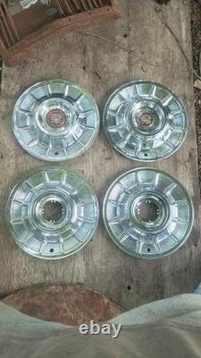 1957 Cadillac Wheel Covers Hubcaps 15 Inch