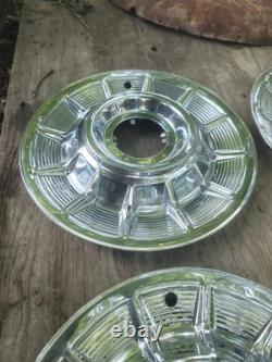 1957 Cadillac Wheel Covers Hubcaps 15 Inch
