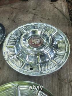 1957 Cadillac Wheel Covers Hubcaps 15 Inch