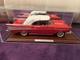 1957 Chevrolet Bel Air Convertible Danbury Mint withBox, Wood Plaque Display Case
