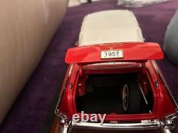 1957 Chevrolet Bel Air Convertible Danbury Mint withBox, Wood Plaque Display Case 1957 Chevrolet Bel Air Convertible Danbury Mint withBox, Wood Plaque Display Case