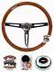 1960-1969 Chevy pickup steering wheel RED WHITE BLUE BOWTIE 15 MUSCLE CAR WOOD
