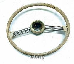 1960 Goliath Factory 16 Inch 16 White Steering Wheel For Recondition Rat Rod