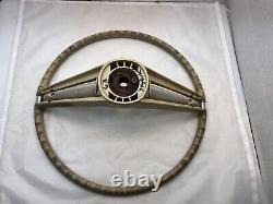 1963 1964 Buick Skylark Steering Wheel Center Horn White Button Cap OEM Vintage