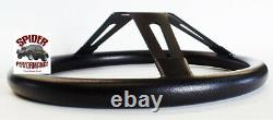 1964-1966 Chevy 2 steering wheel RED WHITE BLUE BOWTIE 13 1/2 MUSCLE CAR BLACK