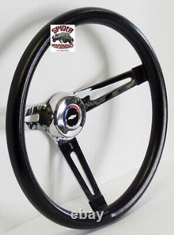 1966 Chevelle steering wheel red white blue BOWTIE 13 1/2 MUSCLE CAR CHROME