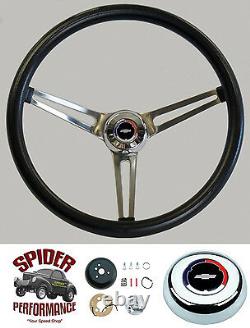 1967 Camaro steering wheel Red White Blue Bowtie 15 Muscle Car Stainless