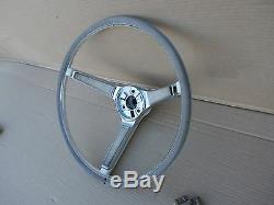 1967 Cougar Steering Wheel 3-spoke Oem Mercury Interior Chrome Trim Xr7 289 390