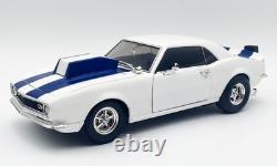 1968 CHEVROLET CAMARO Z-28 DRAG OUTLAWS WHITE WithBLUE 118 SCALE BY ACME A1805731
