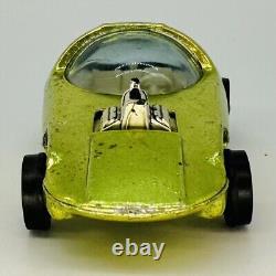 1968 Hot Wheels Redline SILHOUETTE Shiny Light Green Lime Antifreeze CHROME