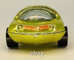 1968 Hot Wheels Redline SILHOUETTE Shiny Light Green Lime Antifreeze CHROME