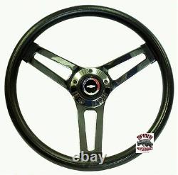 1969-1974 Nova steering wheel RED WHITE BLUE BOWTIE 14 1/2 VINTAGE 2 3/4 dish