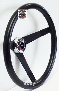 1969-1994 Camaro steering wheel Red White Blue Bowtie 14 3/4 VINTAGE BLACK