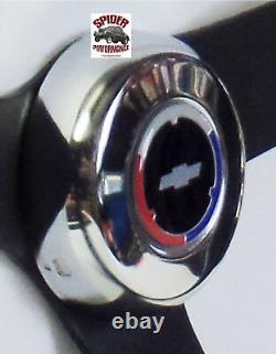 1969-1994 Camaro steering wheel Red White Blue Bowtie 14 3/4 VINTAGE BLACK