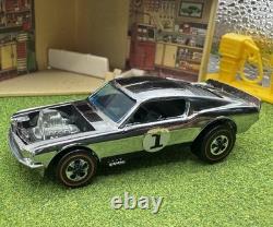 1969 Hot Wheels Redline Chrome Mustang Boss Hoss Silver Special 1 Club Kit CLEAN
