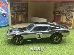 1969 Hot Wheels Redline Chrome Mustang Boss Hoss Silver Special 1 Club Kit CLEAN