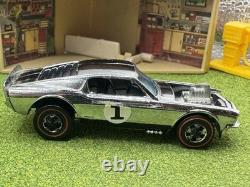 1969 Hot Wheels Redline Chrome Mustang Boss Hoss Silver Special 1 Club Kit CLEAN