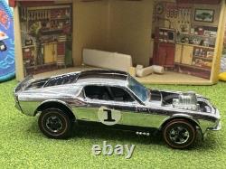 1969 Hot Wheels Redline Chrome Mustang Boss Hoss Silver Special 1 Club Kit CLEAN