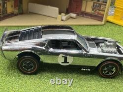 1969 Hot Wheels Redline Chrome Mustang Boss Hoss Silver Special 1 Club Kit CLEAN