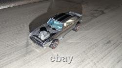 1969 Hot Wheels Redline HEAVY CHEVY Chrome Club Car White Interior Blue Windows