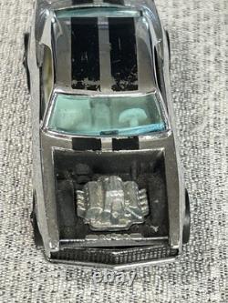 1969 Hot Wheels Redline HEAVY CHEVY Chrome Club Car White Interior Blue Windows