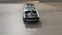 1969 Hot Wheels Redline HEAVY CHEVY Chrome Club Car White Interior Blue Windows