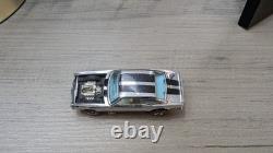1969 Hot Wheels Redline HEAVY CHEVY Chrome Club Car White Interior Blue Windows