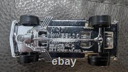 1969 Hot Wheels Redline HEAVY CHEVY Chrome Club Car White Interior Blue Windows