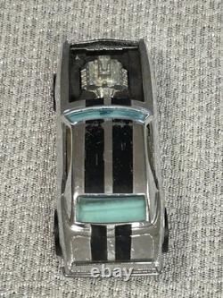 1969 Hot Wheels Redline HEAVY CHEVY Chrome Club Car White Interior Blue Windows